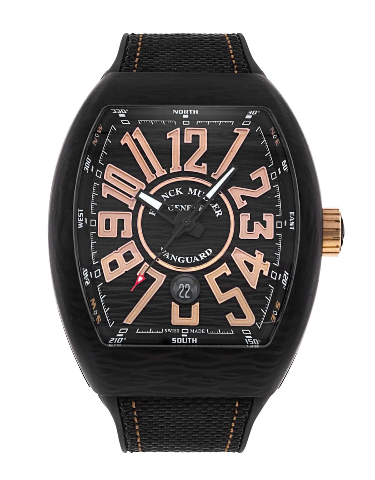 Franck Muller Vanguard V 45 SC DT CARBON NR BN